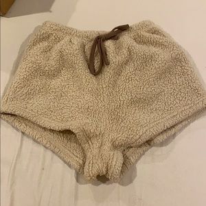Fuzzy shorts